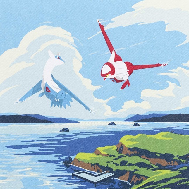 Hoenn Explore Pokémon Poster