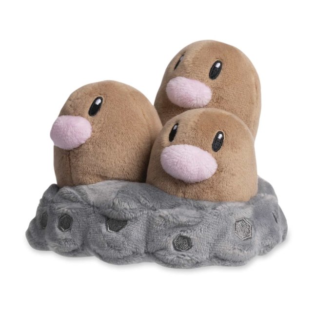 Dugtrio Sitting Cuties Plush - 5 In.