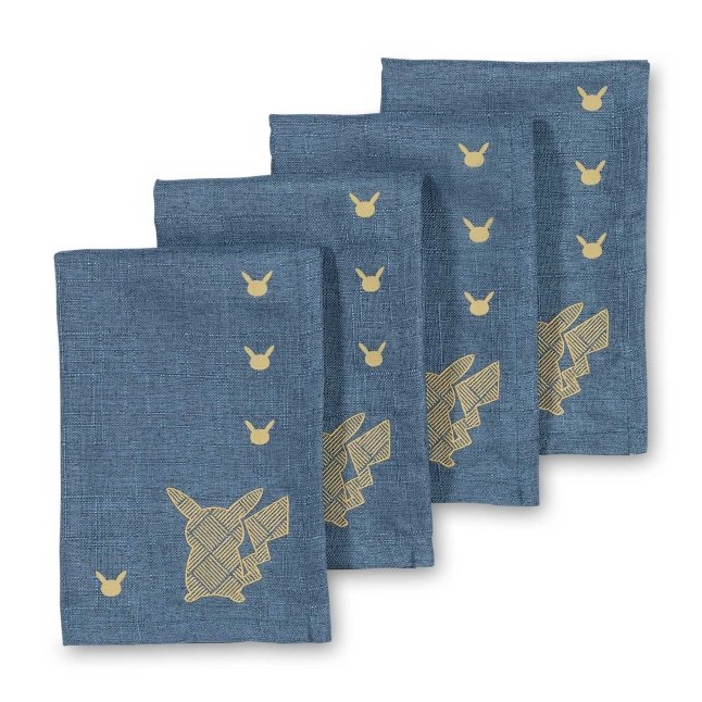 Pokémon Winter Wonders Blue Cloth Napkins (4-Pack)