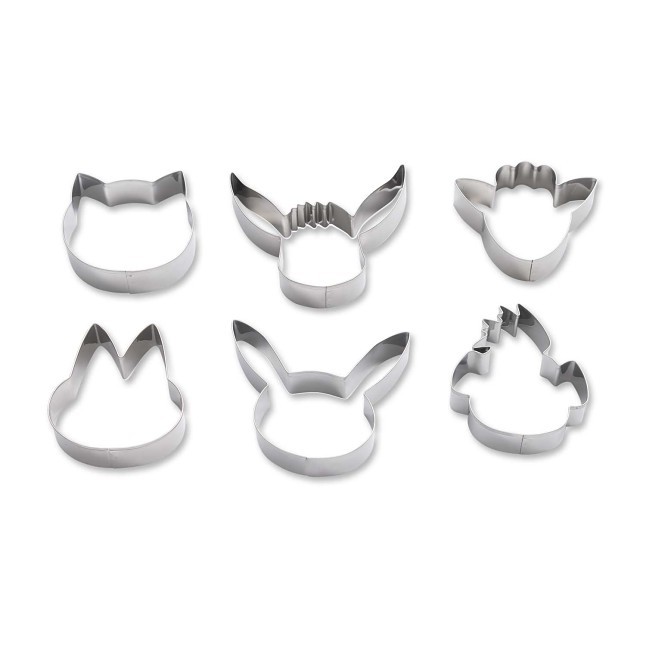 Pokémon Kitchen Cookie Cutters (6-Pack)