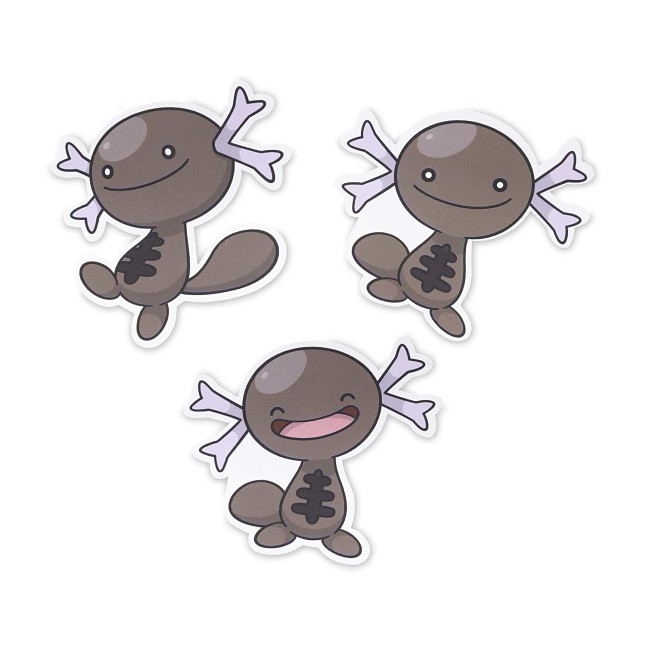 Paldean Wooper Stickers (3-Pack)