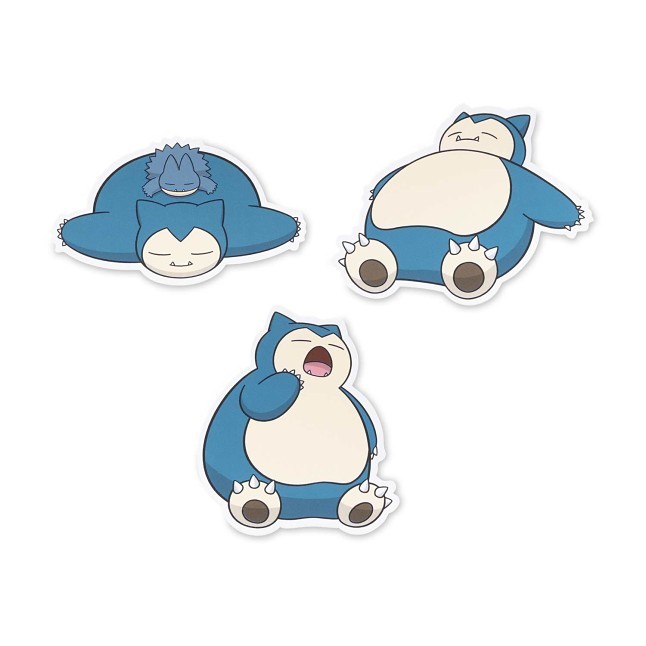 Snorlax Stickers (3-Pack)
