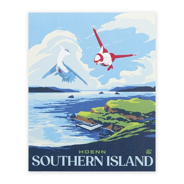 Hoenn Explore Pokémon Poster